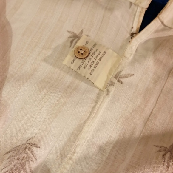 Mens solitude button up casual shirt A1 preowned - Picture 6 of 6